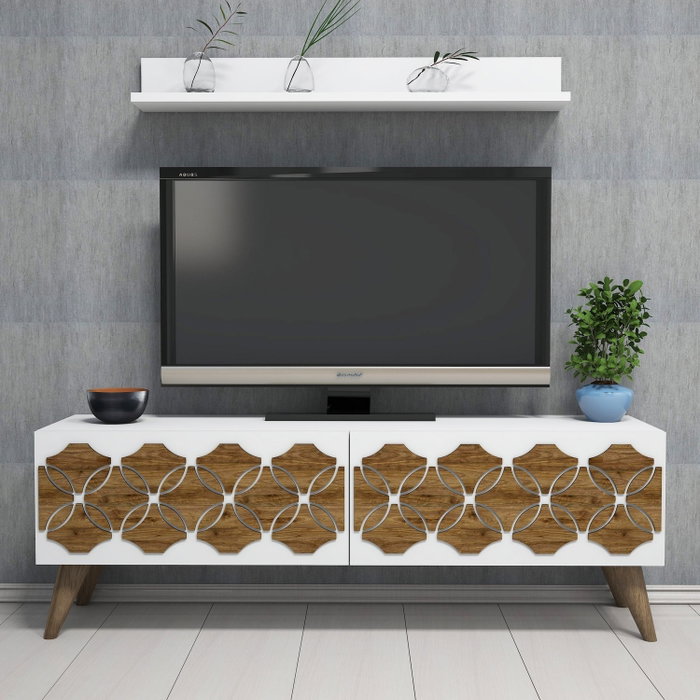 Hanah Home Nisan - Mueble de TV Blanco Hanah Home Nisan - Mueble de TV Blanco